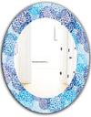 Sea Motif Pattern - Traditional Mirror - Oval or Round Wall Mirror