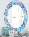 Sea Motif Pattern - Traditional Mirror - Oval or Round Wall Mirror
