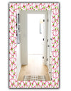 Tropical Pattern I - Bohemian and Eclectic Mirror - Vanity Mirror