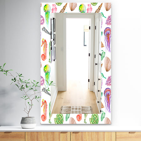 Costal Creatures 14 - Traditional Mirror - Wall Mirror