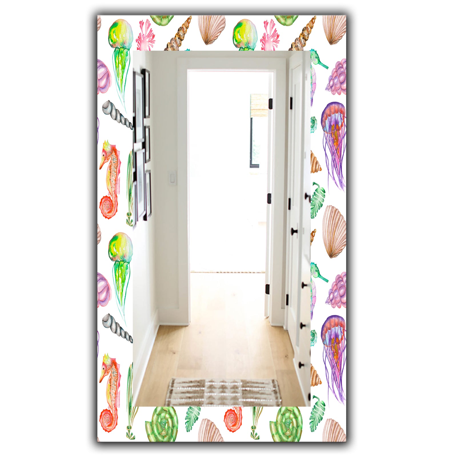 Costal Creatures 14 - Traditional Mirror - Wall Mirror
