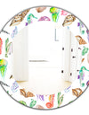 Costal Creatures 14 - Traditional Mirror - Oval or Round Wall Mirror