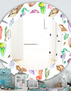 Costal Creatures 14 - Traditional Mirror - Oval or Round Wall Mirror