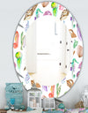 Costal Creatures 14 - Traditional Mirror - Oval or Round Wall Mirror