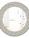 Leaves - Modern Mirror - Oval or Round Wall Mirror
