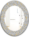 Leaves - Modern Mirror - Oval or Round Wall Mirror