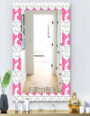 Elephant Kids - Bohemian and Eclectic Mirror - Vanity Mirror