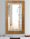 Wood II - Mid-Century Mirror - Wall Mirror