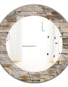 Stone 1 - Modern Mirror - Oval or Round Wall Mirror