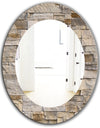 Stone 1 - Modern Mirror - Oval or Round Wall Mirror