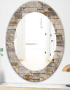 Stone 1 - Modern Mirror - Oval or Round Wall Mirror