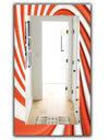 Orange Spiral - Modern Mirror - Wall Mirror