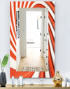 Orange Spiral - Modern Mirror - Wall Mirror