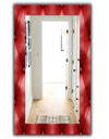 Porch & Den [Mirror] Leather Print III - Modern Wall Mirror