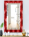 Porch & Den [Mirror] Leather Print III - Modern Wall Mirror