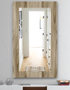 Wood III - Mid-Century Mirror - Wall Mirror