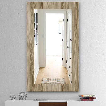 Wood III - Mid-Century Mirror - Wall Mirror