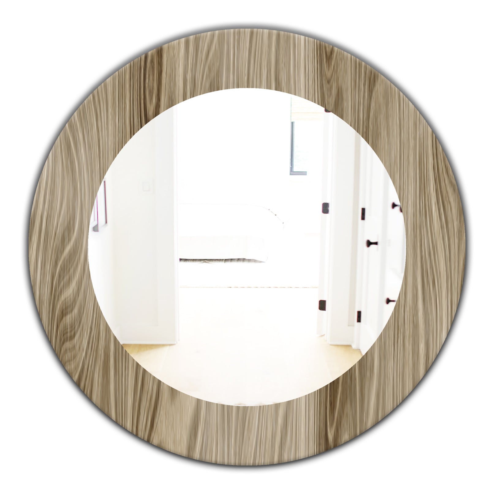 Porch & Den 'Wood III - Mid-Century Mirror