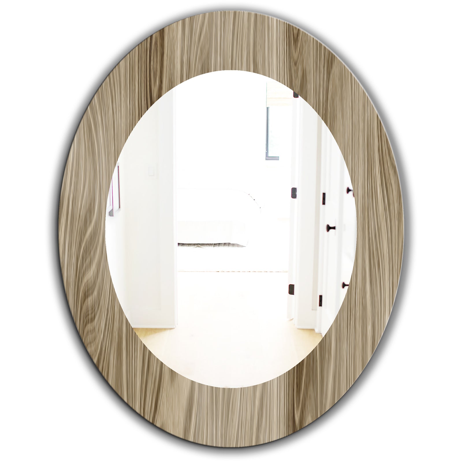 Porch & Den 'Wood III - Mid-Century Mirror