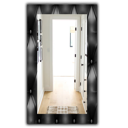 Leather Print IV - Modern Mirror - Wall Mirror