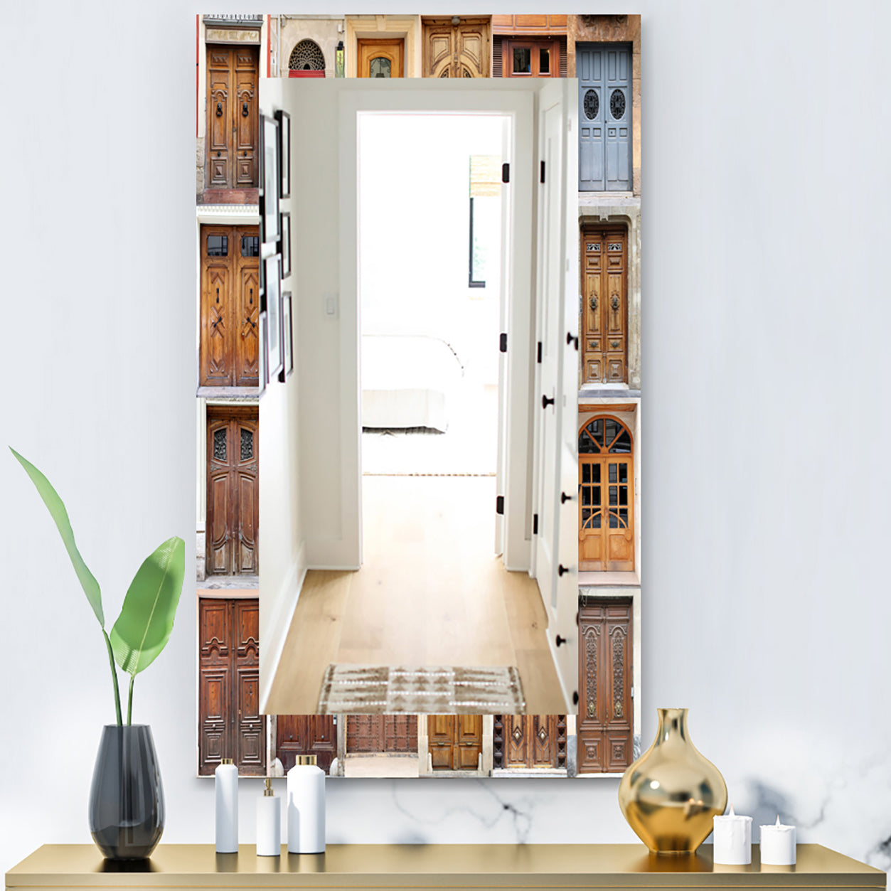 Art Nouveau Doors - Modern Mirror - Wall Mirror