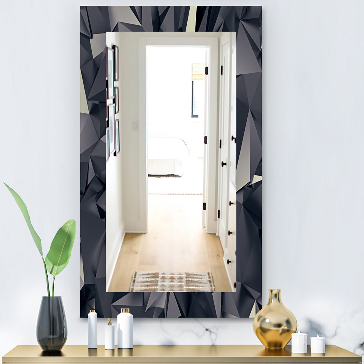 Shades Of Black - Modern Mirror - Wall Mirror