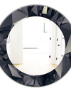 Shades Of Black - Modern Mirror - Oval or Round Wall Mirror