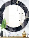 Shades Of Black - Modern Mirror - Oval or Round Wall Mirror