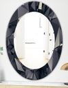 Shades Of Black - Modern Mirror - Oval or Round Wall Mirror