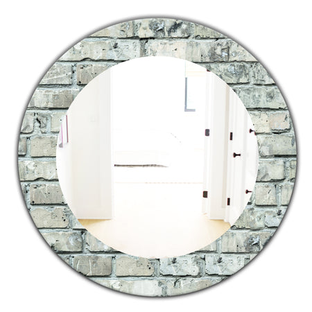 Stone 2 - Modern Mirror - Oval or Round Wall Mirror
