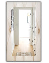 Leather Print II - Modern Mirror - Vanity Mirror