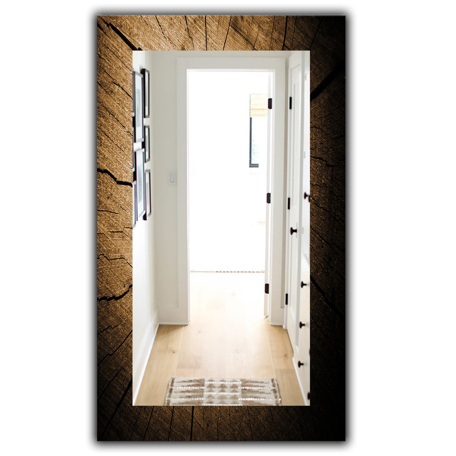 Wood Curve - Traditional Mirror - Vanity Mirror