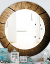 Wood Curve - Traditional Mirror - Oval or Round Wall Mirror