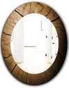 Wood Curve - Traditional Mirror - Oval or Round Wall Mirror