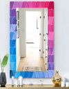 Triangular Colourfields 15 - Modern Mirror - Vanity Mirror