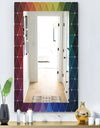 Triangular Colourfields 16 - Modern Mirror - Vanity Mirror
