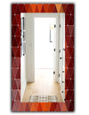 Triangular Colourfields 17 - Modern Mirror - Wall Mirror
