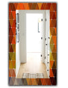 Triangular Colourfields 18 - Modern Mirror - Wall Mirror
