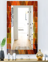 Triangular Colourfields 18 - Modern Mirror - Wall Mirror