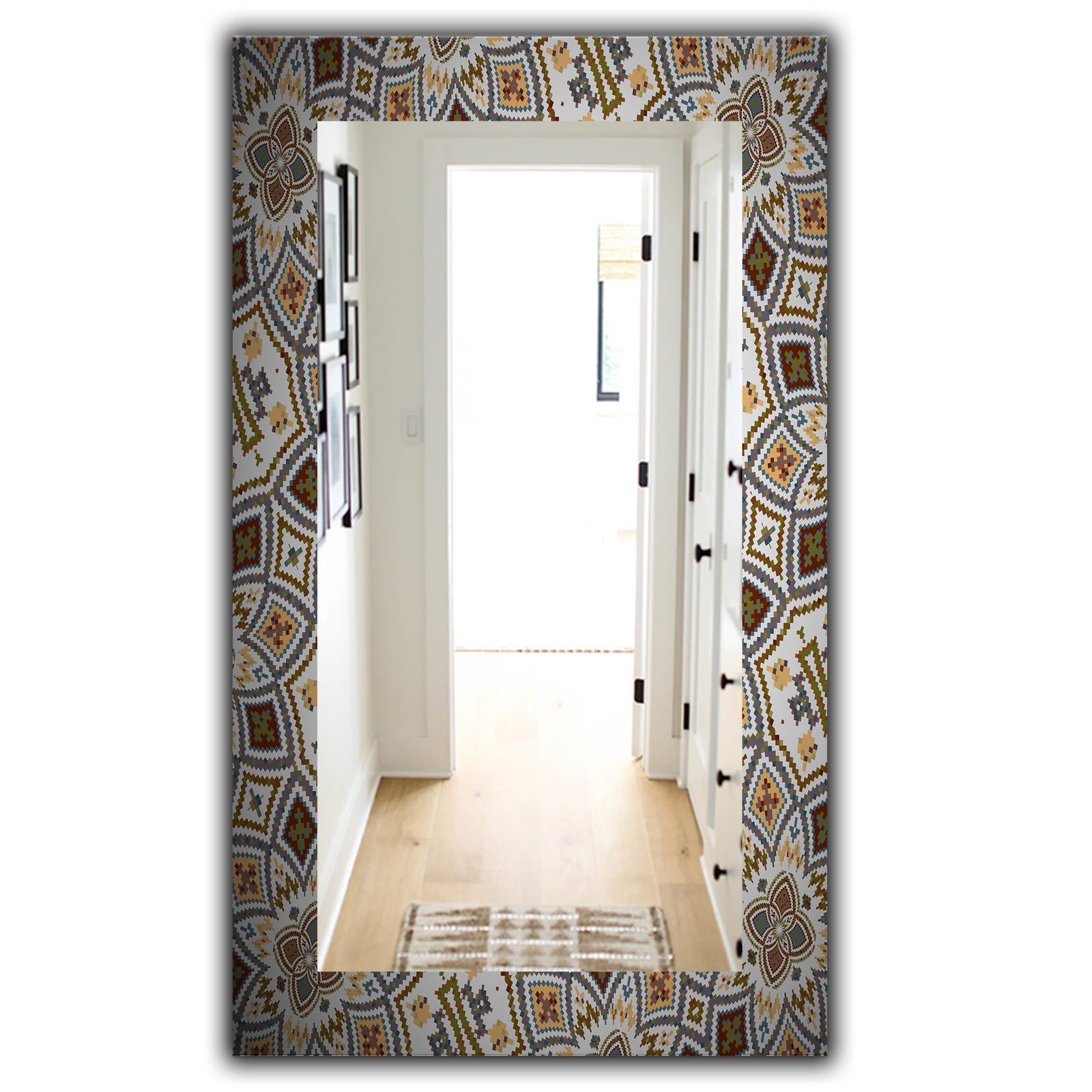 Arabic Mosaic - Modern Mirror - Wall Mirror