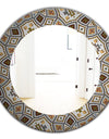 Arabic Mosaic - Modern Mirror - Oval or Round Wall Mirror