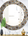 Arabic Mosaic - Modern Mirror - Oval or Round Wall Mirror