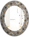 Arabic Mosaic - Modern Mirror - Oval or Round Wall Mirror