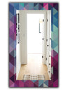 Triangular Colourfields 19 - Modern Mirror - Wall Mirror
