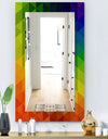 Triangular Colourfields 20 - Modern Mirror - Wall Mirror