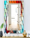 Porch & Den 'Triangular Colourfields 23 - Modern Mirror