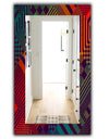 Grungy Geometric - Modern Mirror - Wall Mirror