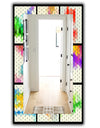 Triangular Colourfields 24 - Modern Mirror - Wall Mirror