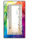 Triangular Colourfields 25 - Modern Mirror - Wall Mirror