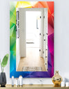 Triangular Colourfields 25 - Modern Mirror - Wall Mirror